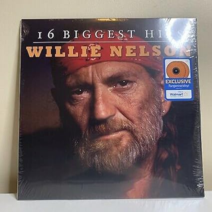 Willie Nelson 16 Biggest Hits Orange Vinyl